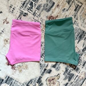 ⏱️ Tough Mode 3” Solid Yoga Shorts (2-Pairs)